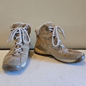 Dr. Scholl’s Darci Tan Suede Boots — Women’s Size 7